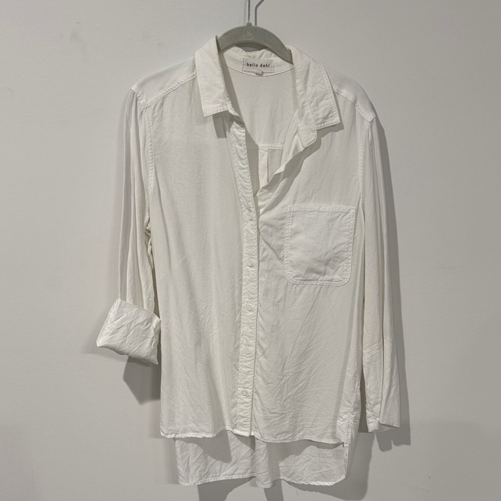 Bella Dahl Classic White Button-Up Tunic